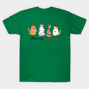 Merry Catmas - Ugly Christmas T-Shirt